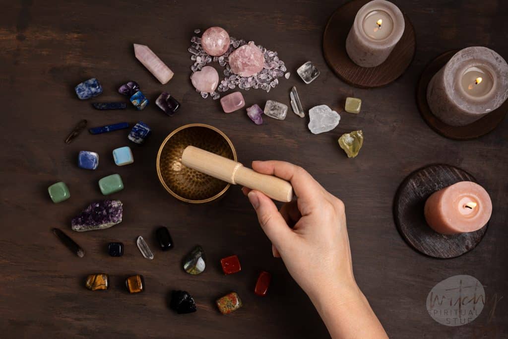 cleanse your crystals with salt
