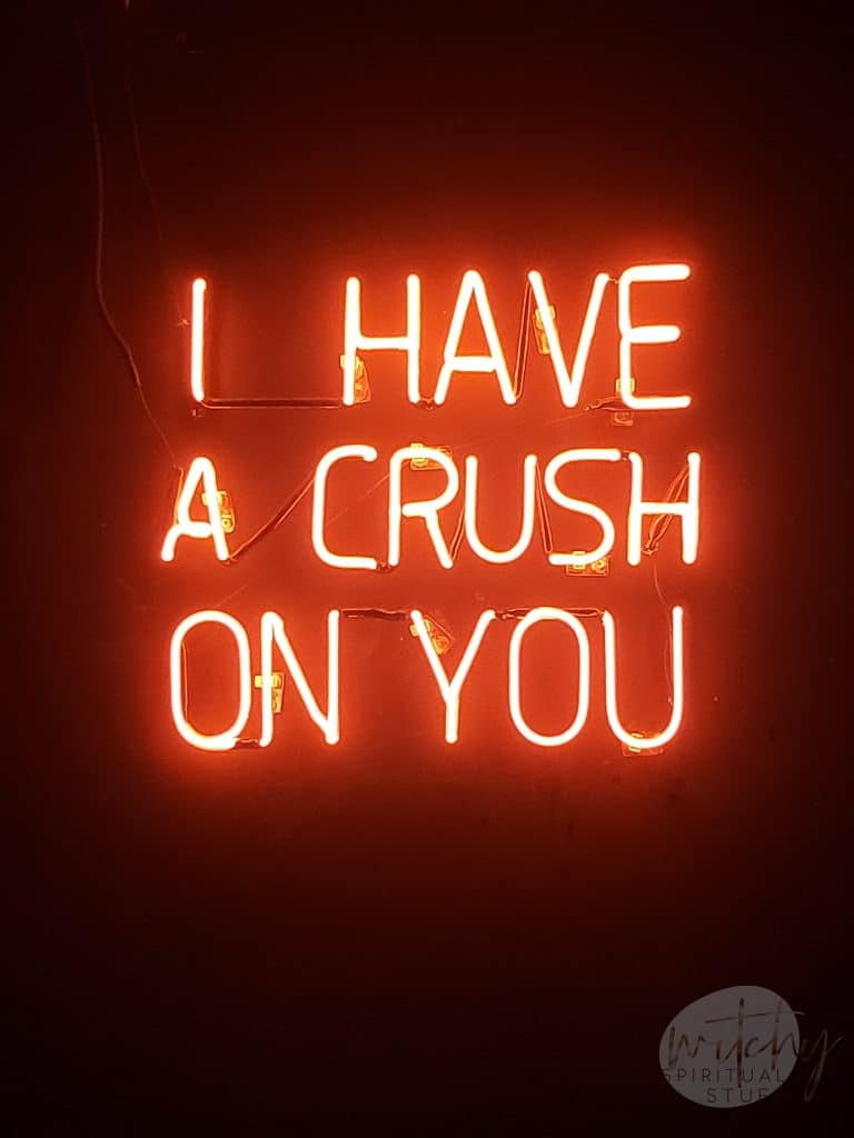 a neon sign that says I have a crush on you