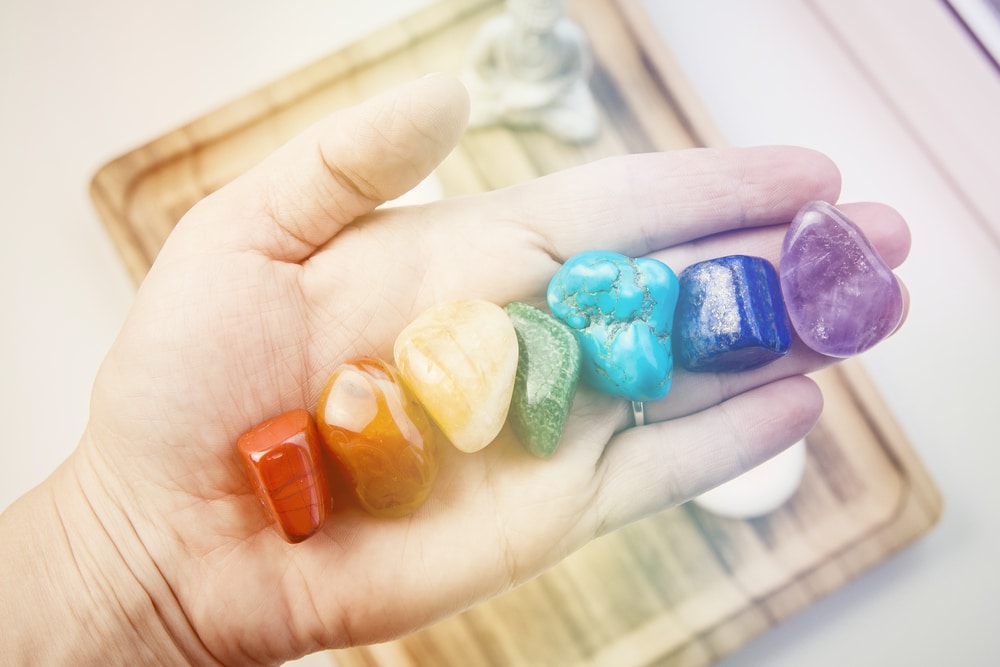 Chakra Rainbow Crystals, Witchy Spiritual Stuff
