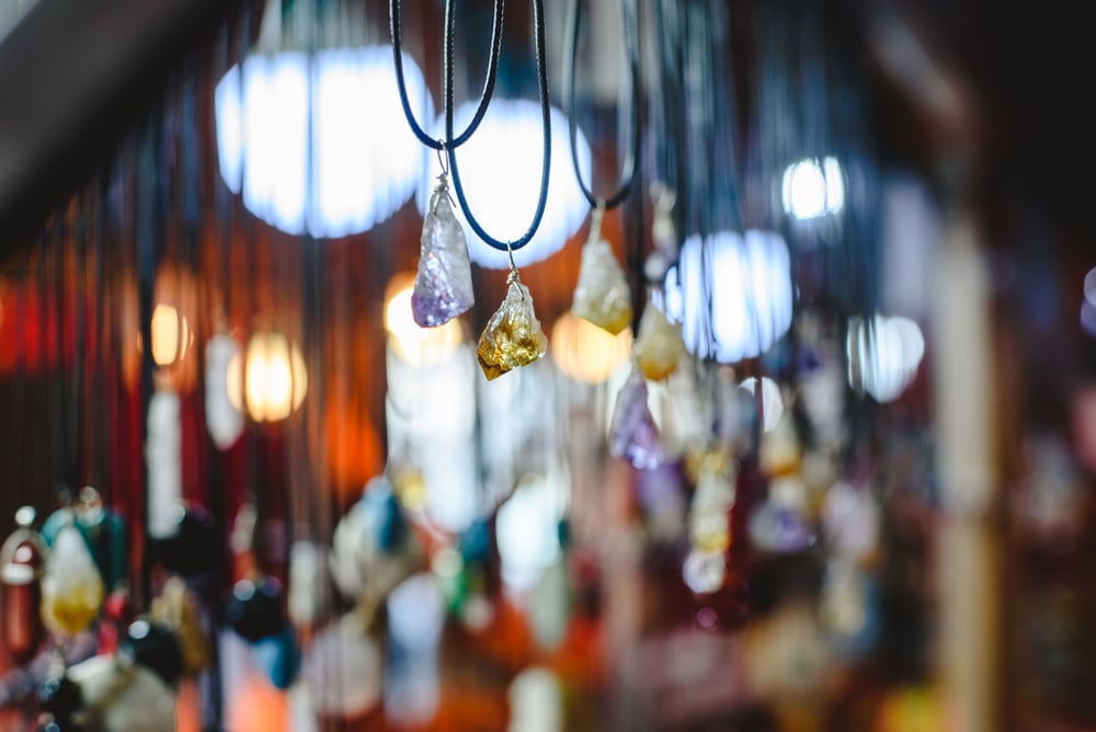 Quartz Necklace Pendulum