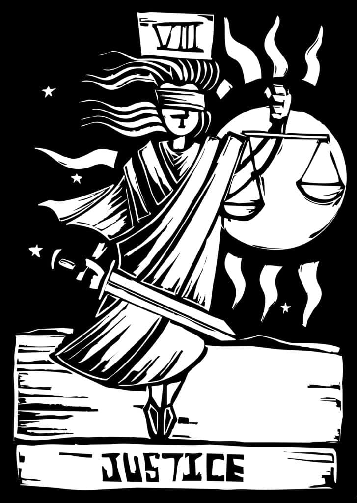 Tarot Card Justice