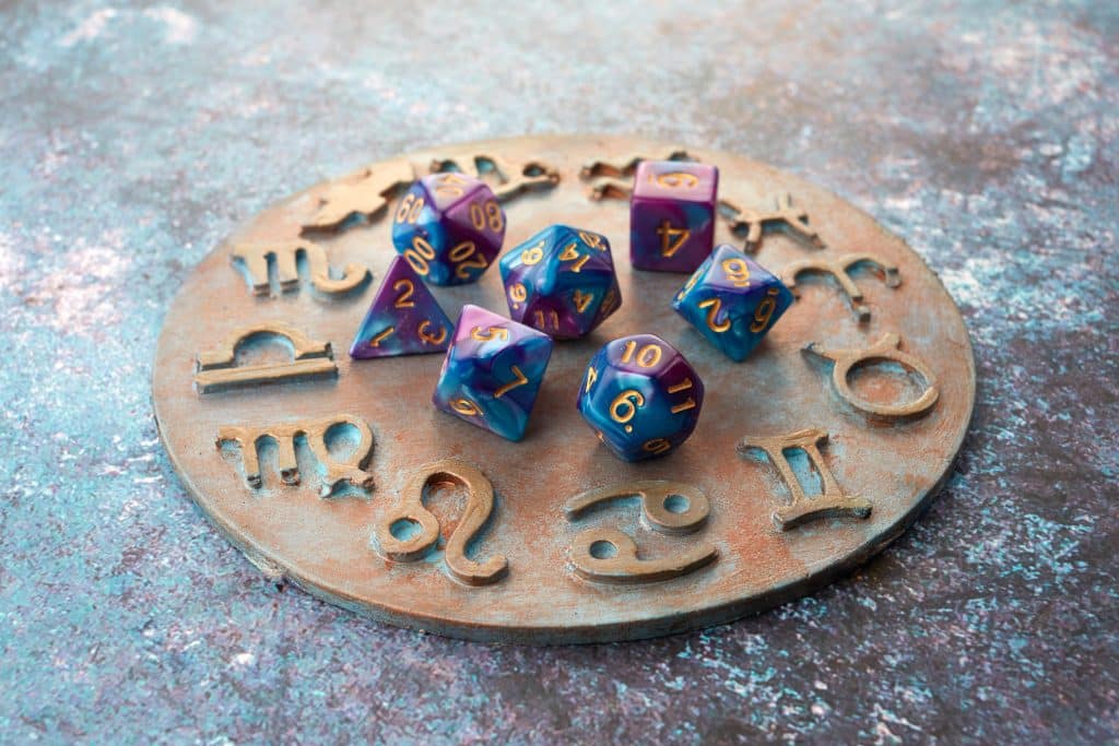 astrology dice