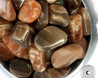 Rare Coffee Tumbled Moonstone