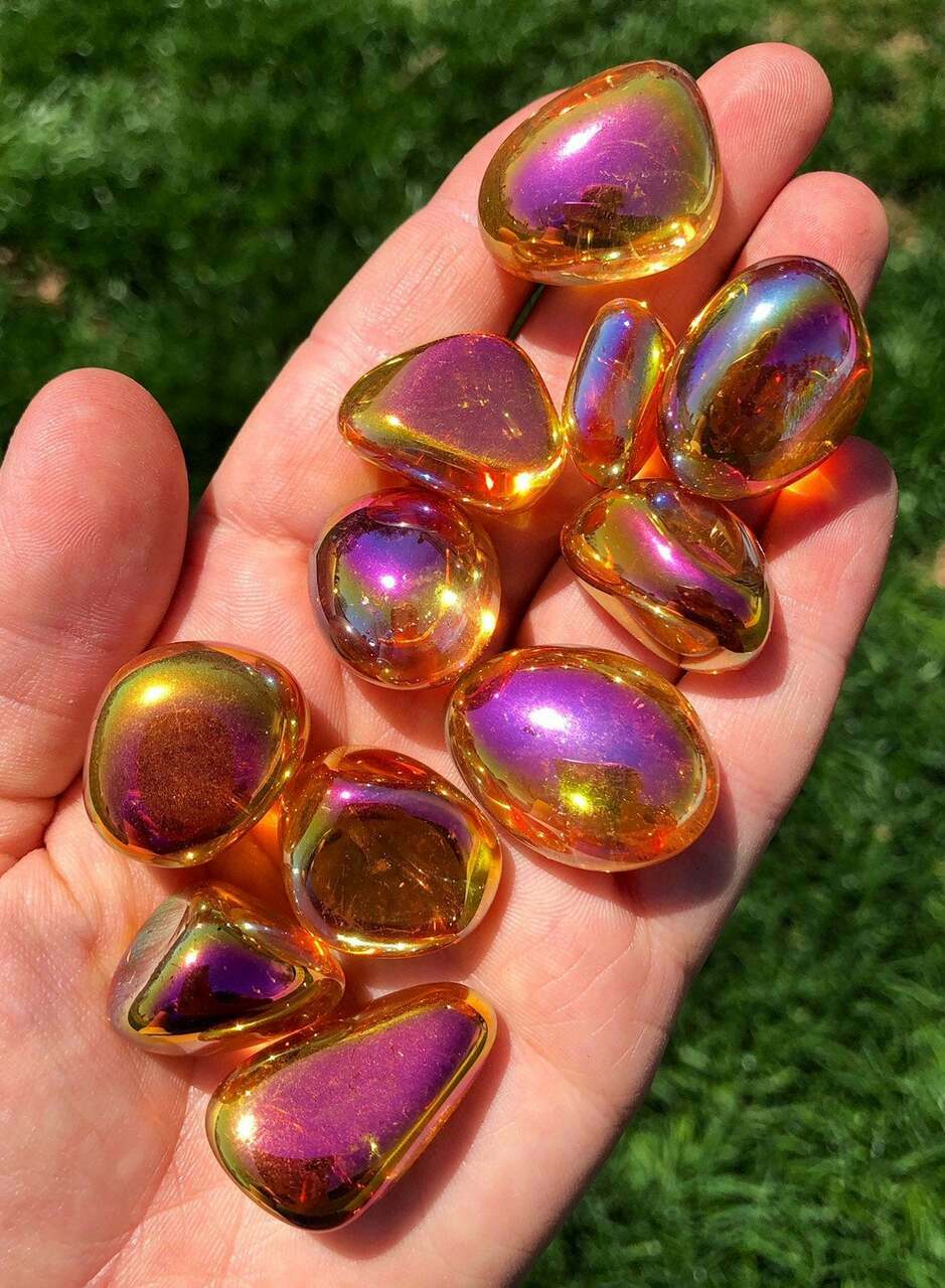 Sunset Aura Quartz