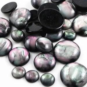 Black Shell Cabochon