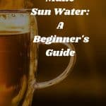 how to make sun water