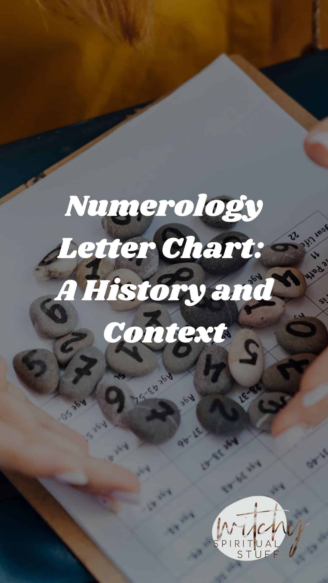 Numerology Letter Chart A History and Context