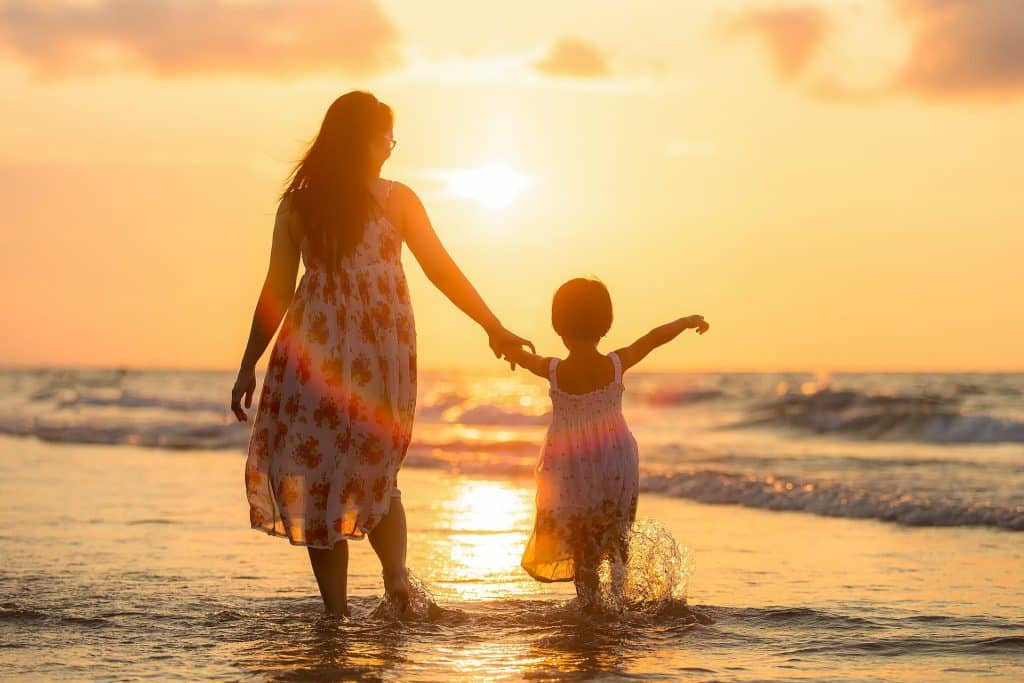 mother and daughter