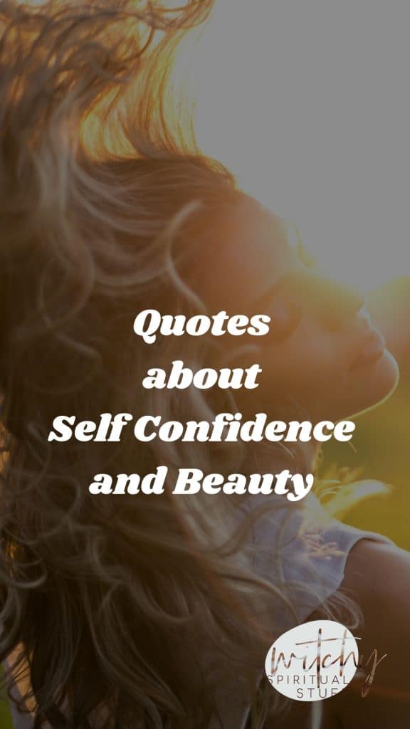 Quotes about self confidence and beauty