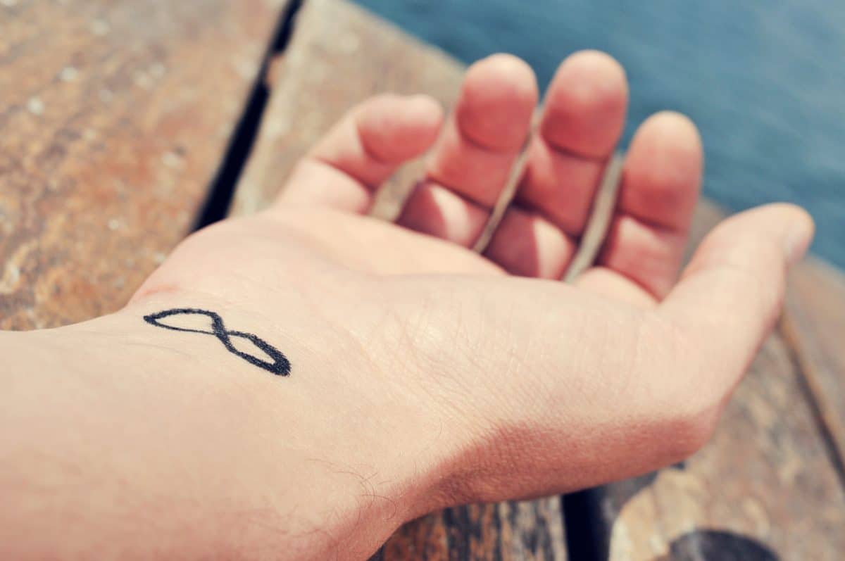 10 Amazing Infinity Symbol Tattoos Designs with Meanings Ideas and  Celebrities  Body Art Guru