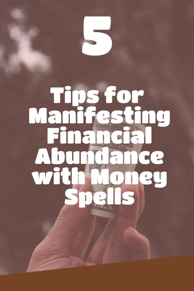manifest with money spells