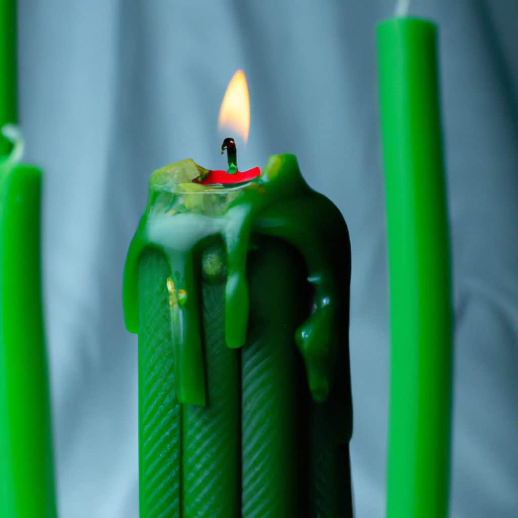 green candle money rituals