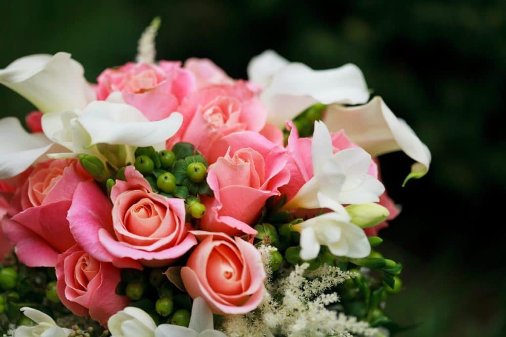 the wedding flowers