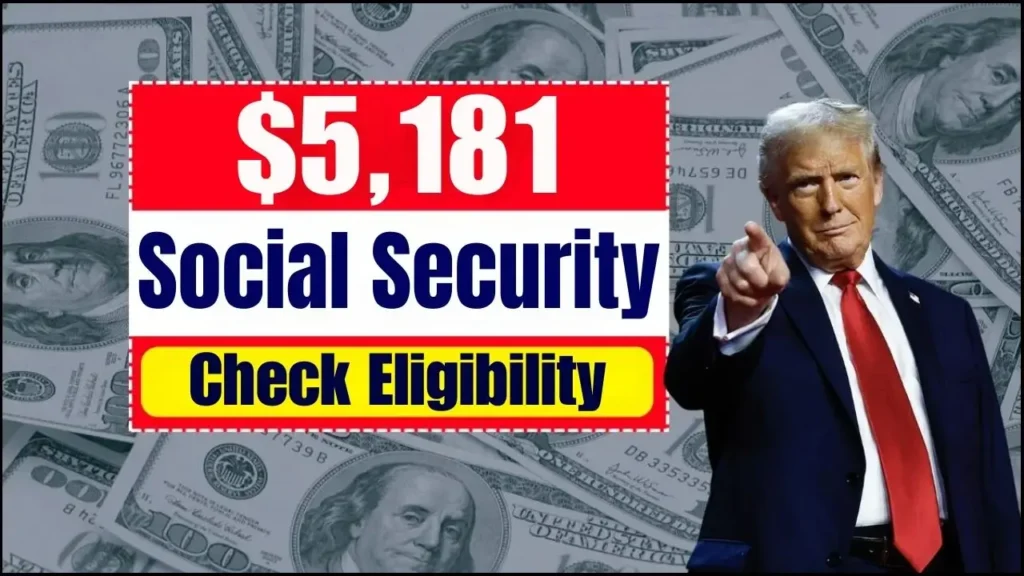 $5181 Social Security Payments