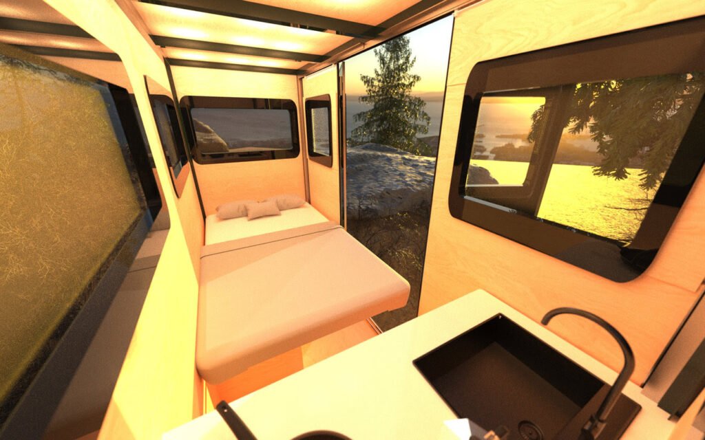 Interior of 2025 Tricycle RV Camper