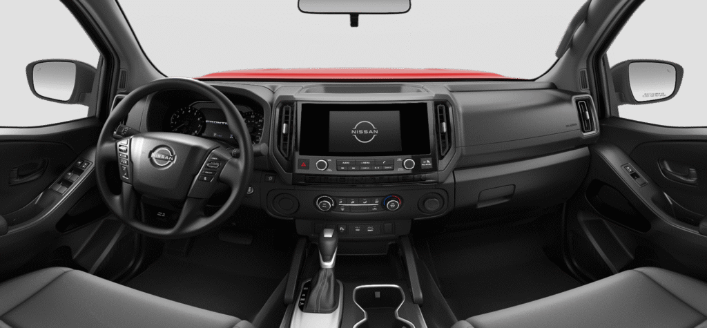 Interior of Nissan Frontier 2026 Pickup