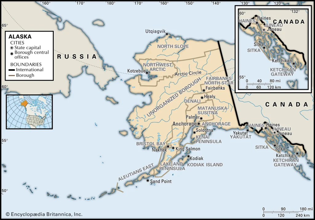 Map of Alaska