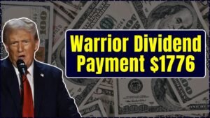 Warrior Dividend Payment $1776