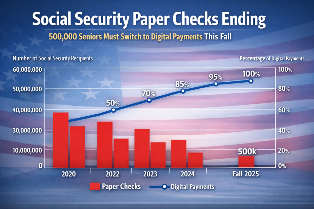 Social Security Paper Checks Ending – Why 500,000 Seniors Must Switch to Digital Payments This Fall 2 Social Security Checks Data